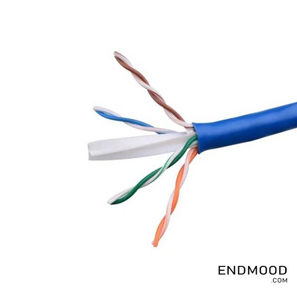 کابل شبکه SFTP  مسی لگراند درجه 1 آبی 5 متر